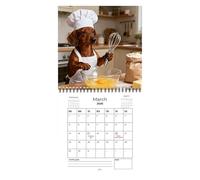 Dachshund Calendar 2026 - Year Wall Planner Showcasing Charming Wiener Dog Artwork Monthly Date Display Hanging | Assists with Interior Accent Planning Creat