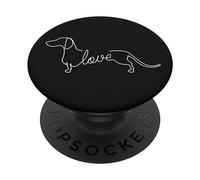 Dachshund Chiweenie Wiener Dog Love Art Sketch Puppy PopSockets Adhesive PopGrip