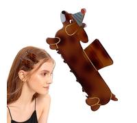 Dachshund Claw Clip | Strong Hold Hair Barrettes Cute Claw Clips | Dog Hair Clip Hair Accessories, Hair Claw Clip, Hair Alligator Clips for Christmas Thanksgiving Birthday