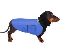 Dachshund Coats, Dog Winter Coat Warm Waterproof, Dachshund Raincoat Waterproof Clothing, Miniature Dog Coat, Raincoats for Dogs Small (Blue, 2XS)
