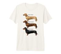 Dachshund Coffee Roast Chart Light Medium Dark Roast Wiener Premium T-Shirt