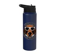 Dachshund Dad Funny Wiener Dog Father Stainless Steel Insulated Water Bottle