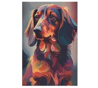 Dachshund Dog 1000 Piece Jigsaw Puzzles for Adults Wooden Puzzle Challenging Game Family for Gifts (78×53cm)