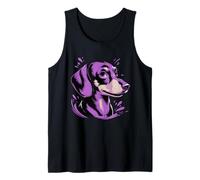 Dachshund Dog Art Tank Top