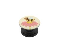 Dachshund Dog Bee Costume Pink Flower Daisy Cute Kawaii PopSockets Adhesive PopGrip