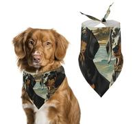 Dachshund Dog Bento Dog Bandanas - Cute Pet Scarf for Dogs Cats Triangle Kerchief Bibs Soft Breathable Pet Bandanas Fashion Accessory for Puppy Small Medium Large Pets