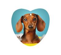 Dachshund Dog Car Air Freshener Hanging, Long Lasting Scented Car Aromatherapy Tablets, Love form Fragrance Scented Cards for Vehicles, Bedroom, Wardrobe Gray-style