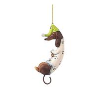 Dachshund Dog Christmas Bauble, Acrylic Hanging Ornament for Xmas Tree or Car Rearview Mirror, Fun Festive Decor for Dog Lovers