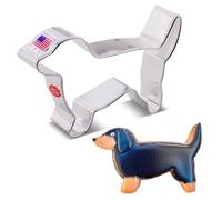 Dachshund Dog Cookie Cutter, 4.25" Made in USA by Ann Clark