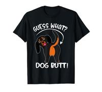 Dachshund Dog Guess What ? Dog Butt Funny Puppy Lover Value Graphic T-Shirt