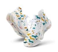 Dachshund Dog Pattern Men's Running Shoe Lightweight Sneaker