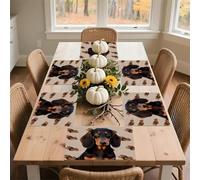 Dachshund Dog Place Mats for Kitchen, Heat Resistant Non-Slip Placemats for Wedding, Washable Table Mat for Restaurant, Durable Place Mat for Dining Table 30x45cm*6