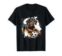 Dachshund Dog Playing Soccer | Animal Sports Team T-Shirt