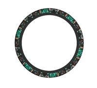 Dachshund Dog -Print Best Non-Slip Steering Wheel Cover - Universal Fit For Cars, Suvs & Trucks - Thermal Protection Neoprene Grip