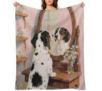 Dachshund Dog Throw Blanket for Couch and Bed Super Soft Warm Lightweight Throw Blankets Cozy Fuzzy Flannel Blanket Personalized Decorative Blankets for Sofa Decor 60"x80"