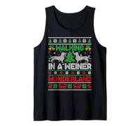 Dachshund Dog Ugly Christmas Sweaters Pet Dog Lover Xmas Tank Top