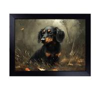 Dachshund Dog Vol.7 | Lap Tray with Padded Cushion, Portable Surface with Bean Bag Base, Perfect Surface for Working, Crafting, TV Eating and Laptop Use