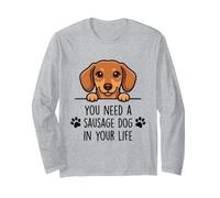 Dachshund Doxie Cute Dogs Puppies Pets Animals Long Sleeve T-Shirt
