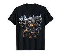 Dachshund Doxie Dog Lover Design Mom Dad Weenie Value Graphic T-Shirt, Men, Black, M