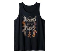 Dachshund Doxie Hanging with Best Friends Spiderwebs Spider Tank Top
