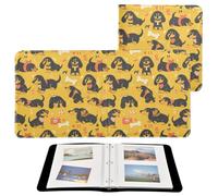 Dachshund Dreams Of A Bone Photo Album Binder Photobooks Self Adhesive Pages For All Size Pictures 4x6, 5x7, 6x8 Photos