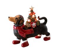 Dachshund Figurines,Cute Lighted Sculpture | Light Up Animal Figurines Desk Decor - for Desk Table Shelf Fireplace Home Bedroom Living Room Office Dorm Apartment Party