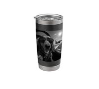 Dachshund Flying High Aviator Style Stainless Steel Insulated Tumbler