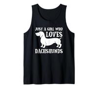Dachshund for Women Just a Girl who Loves DACHSUNDS Tank Top