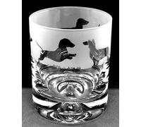 Dachshund Frieze Boxed 30cl Glass Whisky Tumbler
