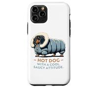 Dachshund Funny Hot Dog Cool Saucy Attitude Wiener Dog Case for iPhone 11 Pro
