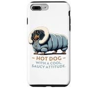 Dachshund Funny Hot Dog Cool Saucy Attitude Wiener Dog Case for iPhone 7 Plus/8 Plus