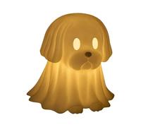 Dachshund Ghost Lamp, Halloween Dachshund Glowing Pumpkin Lamp Figurines, Cute Halloween Decor Statues Nightlight for Dog Lovers, Fans of Quirky Decor, Bedroom (Dachshund-D)