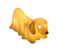 Dachshund Ghost Lamp, Halloween Dachshund Glowing Pumpkin Lamp Figurines, Cute Halloween Decor Statues Nightlight for Dog Lovers, Fans of Quirky Decor, Bedroom (Dachshund-B)