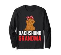 Dachshund Grandma Badger Dog Wiener Dog Long Sleeve T-Shirt