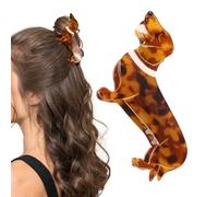 Dachshund Hair Claw Clip - High-Gloss Acetate for Thick/Thin Hair, Sturdy Grip Retro Style Accessories & Valentine's Day Gifts for Women
