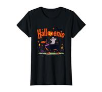 Dachshund Halloween Halloweenie Spooky Pup Party T-Shirt, Women, Black, XXL