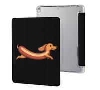 Dachshund Hot Dog Printed Tablet Case Compatible with iPad Series Hard Translucent Back Protective Cover