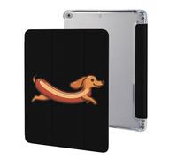 Dachshund Hot Dog Printed Tablet Case Compatible with iPad Series Hard Translucent Back Protective Cover