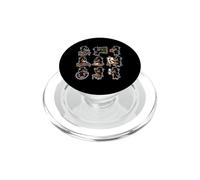 Dachshund Hundred Days School Sticker Pack Doxie PopSockets PopGrip for MagSafe