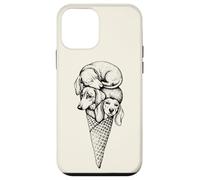 Dachshund Ice-Cream Cone I Cute Wiener Dog Doxie Puppies Case for iPhone 12 mini