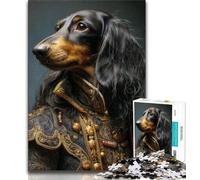 Dachshund Jigsaw Puzzles for Teenagers 1000 Jigsaws,Learning Educational Toys Family Games Unique Birthday And Gifts (50x75cm)
