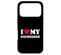Dachshund Labrador Retriever Mix I Love My Dachsador Case for iPhone 17 Pro