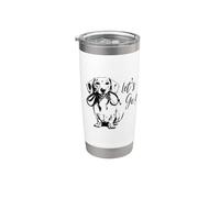 Dachshund “Let’s Go!” Design - Happy Doxie Design Stainless Steel Insulated Tumbler