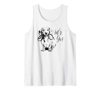 Dachshund “Let’s Go!” Design - Happy Doxie Design Tank Top