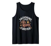 Dachshund Lover Forever Funny Wiener Dog Tank Top
