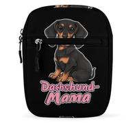 Dachshund Lover Mama Small Crossbody Bag for Men Women