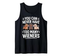 Dachshund Lovers Never Have Too Many Wieners Dogs Tank Top