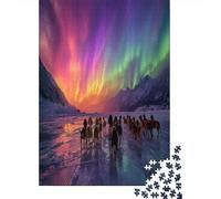 Dachshund on The Glacier, Aurora 38x26cm/1000pcs Erwachsenenpuzzle - Erwachsenenpuzzle DIY-Puzzlespielzeug