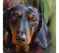 Dachshund Pet Dog Animal - Paint by Numbers Kits - DIY Canvas Painting for Adults Beginner - 16 X 20 Inch(Without Frame)