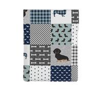 Dachshund Pet Dog Breed Silhouette Black And Tan, PU Leather Laptop Sleeve, Notebook Bag Laptop Case Sleeve Tablet Briefcase